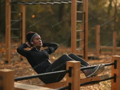 Krachttraining thuis voor hardlopen sit-up