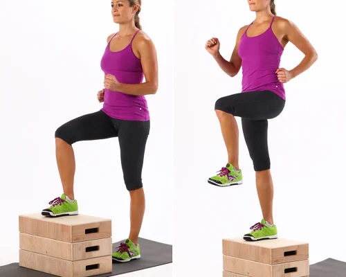 Stabiliteitsoefening step up